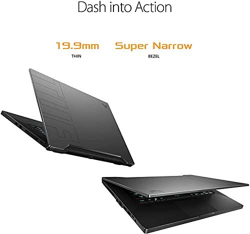2022 New ASUS Flagship TUF Dash UltraSlim Gaming Laptop: 15.6" FHD 144Hz IPS Display, Intel Gaming H 8-Core i7-11370H, 32GB RAM, 1TB SSD, 4GB GeForce RTX 3050Ti, Wifi6, Backlit-KYB, DTS, Win10H