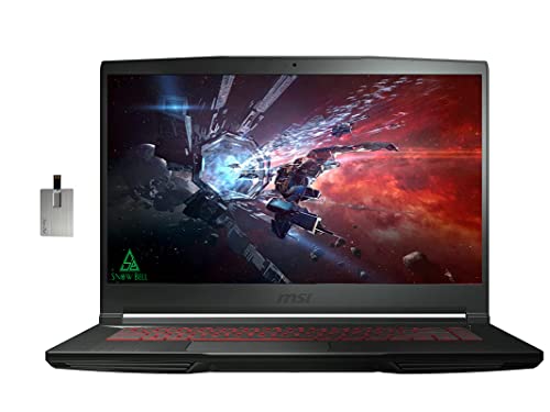 2022 MSI GF63 Thin Gaming 15.6" FHD Laptop, Intel Core i5-10300H Processor, 32GB DDR4 RAM, 2TB PCIe SSD, Backlit Keyboard, GeForce GTX1650 Max-Q Graphics, HDMI, Win 10, Black, 32GB USB Card