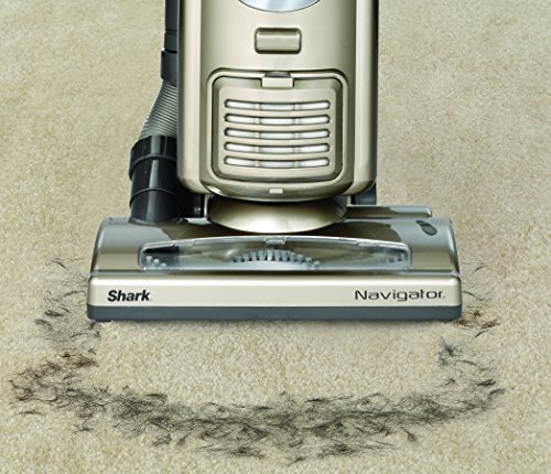 Shark Navigator Deluxe Upright Corded Bagless Vacuum for Carpet and Hard Floor with Anti-Allergy Seal (NV42), Champagne