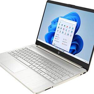 HP 15 Premium High Performance Slim Laptop in Silver Intel i7 up to 4.7GHz 16GB RAM 256GB SSD 15.6in HD Webcam WiFi Fingerprint Reader W11 (15-DY200-Renewed)