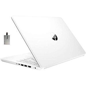 HP 2021 Stream 11.6" HD Laptop Computer, Intel Celeron N4000 Processor, 4GB RAM, 64GB eMMC , 1-Year Office 365, Webcam, Intel UHD Graphics 600, Bluetooth, Windows 10 S, White, 32GB SnowBell USB Card