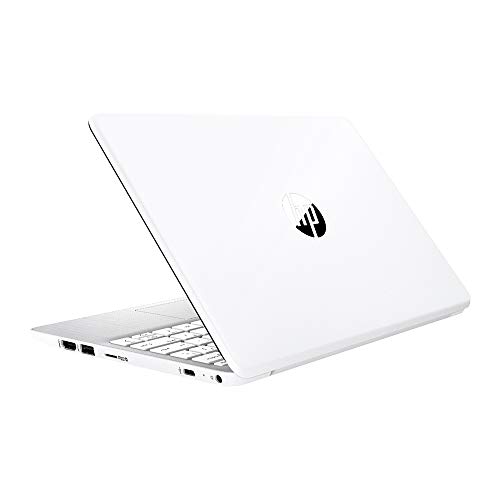 HP 2021 Stream 11.6" HD Laptop Computer, Intel Celeron N4000 Processor, 4GB RAM, 64GB eMMC , 1-Year Office 365, Webcam, Intel UHD Graphics 600, Bluetooth, Windows 10 S, White, 32GB SnowBell USB Card