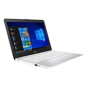 HP 2021 Stream 11.6" HD Laptop Computer, Intel Celeron N4000 Processor, 4GB RAM, 64GB eMMC , 1-Year Office 365, Webcam, Intel UHD Graphics 600, Bluetooth, Windows 10 S, White, 32GB SnowBell USB Card