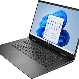 HP Envy x360 Convert 15m-eu0033dx 15.6" Touchscreen AMD Ryzen 5 5500U, AMD Radeon Graphics, 8GB DDR4 RAM, 256GB SSD Storage, Windows 11 Home, BT BL, Nightfall Black (Renewed)