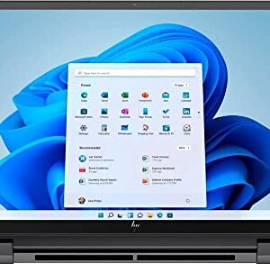 HP Envy x360 Convert 15m-eu0033dx 15.6" Touchscreen AMD Ryzen 5 5500U, AMD Radeon Graphics, 8GB DDR4 RAM, 256GB SSD Storage, Windows 11 Home, BT BL, Nightfall Black (Renewed)