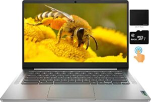 lenovo chromebook 3 14″ touchscreen laptop,mediatek mt8183,4gb ram,128gb storage(64gb emmc+64gb sd card),webcam,chrome os w/ galliumpi accs.