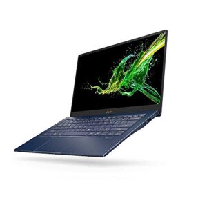 acer swift 5 ultra-thin & lightweight laptop, 14″ full hd ips touch, 10th gen intel core i7-1065g7, 8gb lpddr4, 512gb pcie nvme ssd, fp reader, wi-fi 6, back-lit keyboard, windows 10, sf514-54t-76py