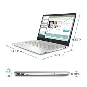 2021 HP 15.6" FHD Laptop Computer, 11th Gen Intel Core i5-1135G7(Beats i7-1065g7), 32GB DDR4 RAM, 2TB PCIe SSD, Intel Iris Xe Graphics, HD Webcam, Stereo Speakers, Windows 10, Silver, 32GB USB Card