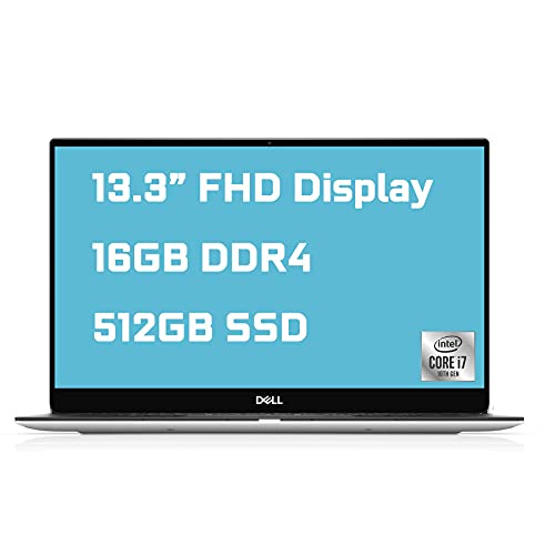 Dell XPS 13 7390 Premium Business Laptop I 13.3” FHD Display I 10th Gen Intel 4-Core i7-10510U I 16GB DDR4 512GB SSD I Backlit Fingerprint Thunderbolt USB-C Win10