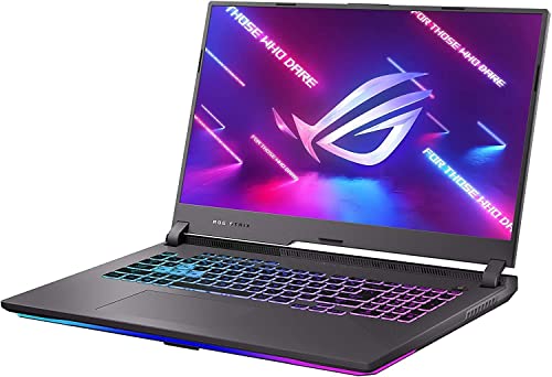 Newest ASUS ROG Strix G17 Gaming Laptop 17.3” FHD 144HZ IPS, AMD 8-Core Ryzen 7 4800H (＞i7-10750H), 16GB RAM, 512GB SSD, NVIDIA GeForce RTX 3060, RGB Backlit Keyboard, Wifi6 Win10 + CUE Accessories