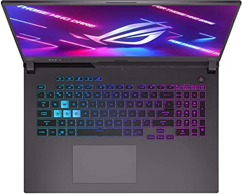 Newest ASUS ROG Strix G17 Gaming Laptop 17.3” FHD 144HZ IPS, AMD 8-Core Ryzen 7 4800H (＞i7-10750H), 16GB RAM, 512GB SSD, NVIDIA GeForce RTX 3060, RGB Backlit Keyboard, Wifi6 Win10 + CUE Accessories