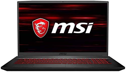 MSI GF75 Thin Gaming Laptop, 17.3" FHD 120Hz IPS Screen,Intel Core i5-10300H Processor Up to 4.50 GHz, NVIDIA GTX 1650 Graphics, 8GB RAM,512GB PCIe SSD, Webcam,Wireless-AC,Bluetooth,Win10 Home,Black