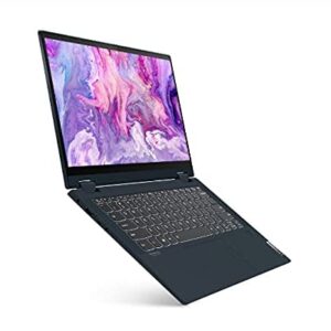 Lenovo IdeaPad Flex 5 14.0" FHD IPS Touchscreen 2-in-1 Convertible Laptop, AMD Ryzen 3 5300U Up to 3.80 GHz, 4GB DDR4 RAM, 512GB NVMe SSD, Fingerprint, WiFi, HDMI, USB-C, Win 10S, EAT 64GB SD Card