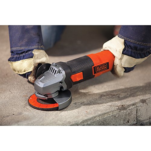 BLACK+DECKER Angle Grinder Tool, 4-1/2-Inch, 6 Amp (BDEG400)