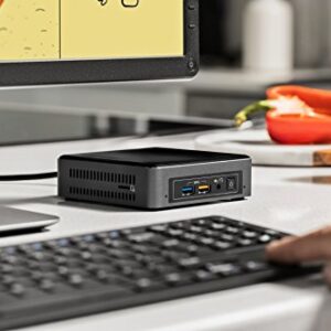 Intel NUC 7 Enthusiast, A Mini PC with Windows 10, Intel Core i7, 512GB NVMe Intel 600p SSD, 16GB RAM, Gunmetal (BOXNUC7I7BNKQ)