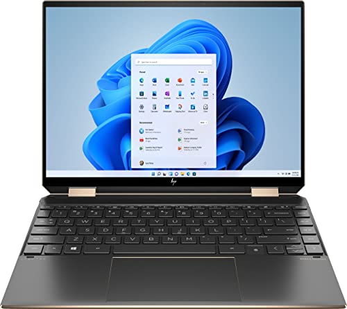 HP 2022 Spectre 2-in-1 Laptop 13.5" 3K2K OLED Touchscreen EVO 11th Intel Core i7-1195G7 Iris Xe Graphics 16GB DDR4 1TB SSD Wi-Fi 6 Thunderbolt 4 Backlit KB w/ FP and Pen Windows 11 Pro w/RATZK 32GB