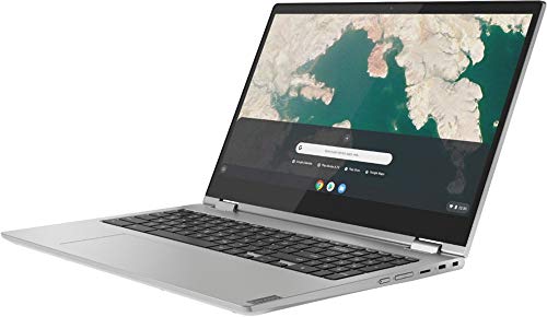 New 2020 Lenovo - C340-15 2-in-1 15.6" Touch-Screen Full HD 1920x1080 Chromebook Intel Pentium Gold 4GB Memory 64GB eMMC Flash | Gray