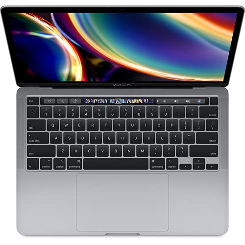 Mid 2020 Apple MacBook Pro Touch Bar with 2.0GHz Intel Core i5 (13 inch, 32GB RAM, 512GB SSD) Space Gray (Renewed)