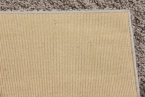 Unique Loom Solid Shag Collection Area Rug (5' 1" x 8', Cloud Gray)