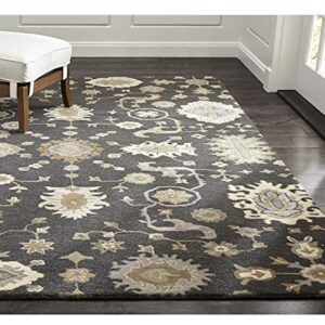 Crate and Barrel Juno Gray Traditional Persian Handmade 100% Wool Rugs & Carpets (6x9)