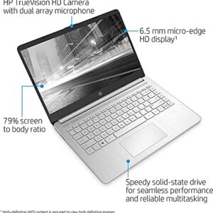 HP Newest 2021 14" Diagonal HD Laptop PC, Intel Core i5-1035G1 Processor, Intel UHD Graphics, 8GB SDRAM, 256GB SSD, 802.11ac, Bluetooth 5, HDMI, Windows 10, Natural Silver W/ Valinor Accessories