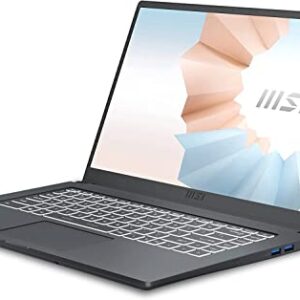 MSI 2022 Modern 15 Ultrabook 15.6" FHD Laptop, Intel Quad-Core i7-1195G7, 16GB DDR4 RAM, 512GB PCIe SSD, WiFi 6, Bluetooth 5.1, White Backlight Keyboard, Type-C, Windows 10, BROAG 64GB Flash Drive