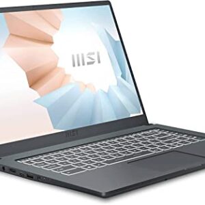 MSI 2022 Modern 15 Ultrabook 15.6" FHD Laptop, Intel Quad-Core i7-1195G7, 16GB DDR4 RAM, 512GB PCIe SSD, WiFi 6, Bluetooth 5.1, White Backlight Keyboard, Type-C, Windows 10, BROAG 64GB Flash Drive