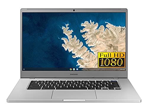 SAMSUNG Chromebook 4 Plus Slim High Performance Laptop Intel N4000 up to 2.6Ghz 64GB eMMC 4GB 15.6in Full HD BT Chrome OS Webcam Google Classroom Ready (Renewed)