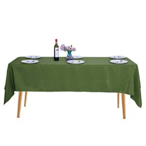 2pack 60×120 inch willow rectangular tablecloth 6 feet table cloth in polyester fabric for wedding/banquet/restaurant/parties