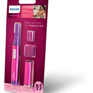 Philips PrecisionPerfect compact Precision Trimmer for Women, Facial Hair Removal & Eyebrows, HP6390/51