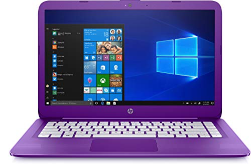 HP Stream 14-cb013wm, 14" HD Display, Intel N3060, 4GB RAM, 32GB SSD, Windows 10 Home S Mode, Purple