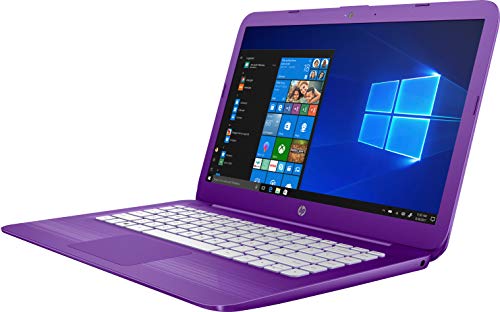 HP Stream 14-cb013wm, 14" HD Display, Intel N3060, 4GB RAM, 32GB SSD, Windows 10 Home S Mode, Purple