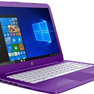 HP Stream 14-cb013wm, 14" HD Display, Intel N3060, 4GB RAM, 32GB SSD, Windows 10 Home S Mode, Purple