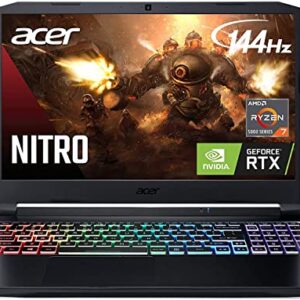 Acer Nitro 5 Gaming Laptop I 15.6" Full HD IPS 144Hz ComfyView I AMD 8-core Ryzen 7 5800H (>i9-10885H) I 16GB DDR4 1TB SSD + 1TB HDD I GeForce RTX 3060 6GB I Backlit Win10 + 32GB MicroSD Card