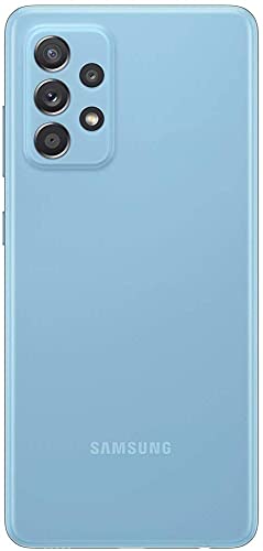 SAMSUNG Galaxy A52 (SM-A525F/DS) Dual SIM, 128GB/ 6GB RAM, 6.5” Factory Unlocked GSM, International Version - No Warranty - Awesome Blue