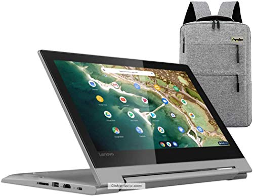 2021 Lenovo Chromebook Flex 11" 2-in-1 Convertible Laptop, 11.6-Inch HD Touch Screen, MediaTek MT8173C Quad-Core Processor, 4GB LPDDR3, 32GB eMMC, Webcam, Chrome OS /Legendary Accessories