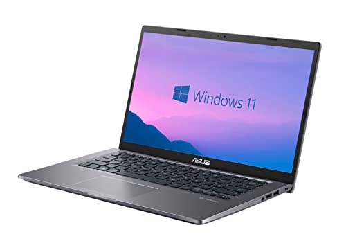 ASUS VivoBook 14" FHD 1080p Laptop, Intel Core i3-1115G4, 8GB RAM, 512GB PCIe SSD, Fingerprint Reader, Backlit Keyboard, HDMI, WiFi, Webcam, Windows 11 Home, Slate Grey