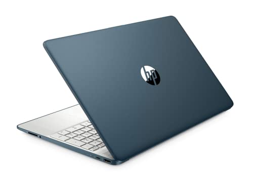 2022 HP 15.6" FHD Laptop Computer, AMD Ryzen 5-5500U Processor(Beats Intel i7-1065G7), 16GB RAM, 256GB PCIe SSD, AMD Radeon Graphics, HD Webcam, Bluetooth, Wi-fi, Win 11, Blue, 32GB USB Card (Renewed)
