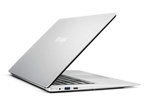 BROAGE 15.6" FHD Lightweight Laptop Computer, Intel Celeron N4020 up to 2.8GHz, 4GB RAM, 64GB eMMC, WiFi, Bluetooth, USB 3.0, HDMI, Webcam, Microphone, Silver, Windows 10 Home, Online Class Ready