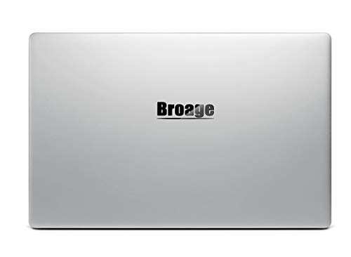 BROAGE 15.6" FHD Lightweight Laptop Computer, Intel Celeron N4020 up to 2.8GHz, 4GB RAM, 64GB eMMC, WiFi, Bluetooth, USB 3.0, HDMI, Webcam, Microphone, Silver, Windows 10 Home, Online Class Ready