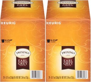 twinings earl grey tea keurig k-cup pods (48 count)