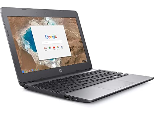 HP 2022 Chromebook 11.6" HD for Business and Student Laptop, Intel Celeron N3060 Processor, 4GB RAM, 48GB Storage(16GB eMMc+32GB MicroSD), Intel HD Graphics, Gray, Chrome OS