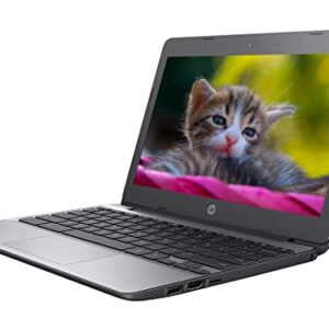 HP 2022 Chromebook 11.6" HD for Business and Student Laptop, Intel Celeron N3060 Processor, 4GB RAM, 48GB Storage(16GB eMMc+32GB MicroSD), Intel HD Graphics, Gray, Chrome OS