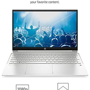 HP Pavilion 15.6'' FHD Business Laptop, 11th Gen Intel Core i7-1165G7 Processor, Windows 10 Pro, 32GB RAM, 2TB SSD, Fast Charge, SD Reader, HDMI, Wi-Fi, Bluetooth, Webcam, 32GB Tela USB Card