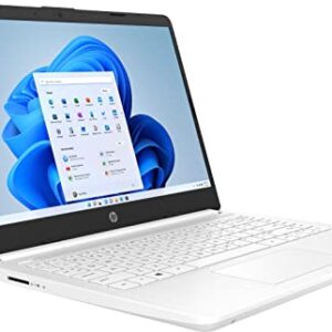 2022 Newest HP Stream 14" HD Display, Intel Celeron N4120 Processor, 4GB Memory - 64GB eMMC ,WiFi ,Bluetooth, Type-C, 802.11AC , Win10 S - Snowflake White