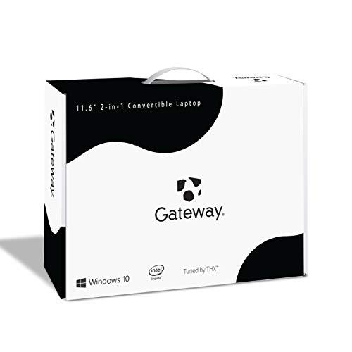 Gateway 11.6" 2-in-1 Touchscreen Laptop Computer, Purple, Intel Celeron N4020 Up to 2.8GHz, 4GB DDR4 RAM, 64GB eMMC, Webcam, HDMI, Windows 10 S, Office 365 Personal 1-Year, 64GB Flash Stylus