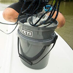 YETI Loadout 5-Gallon Bucket, Impact Resistant Fishing/Utility Bucket, Charcoal