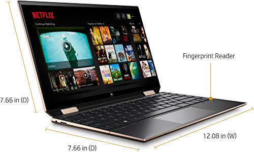 HP Spectre x360-13.3" 4K OLED Touch - 10th gen i7-10510U - 16GB - 1TB SSD - Dark Ash