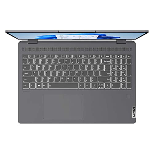 Lenovo 2023 Flex 5 16" 2.5K WQXGA (2560 x 1600) 2-in-1 Touchscreen Laptop, 12th Gen Intel 10-Core i7-1255U, 16GB RAM, 512GB PCIe SSD, Backlit KB, Fingerprint, WiFi 6, BT 5.0, Windows 11, w/Battery