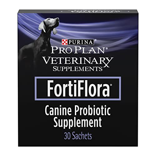 Purina Pro Plan Veterinary Supplements FortiFlora Dog Probiotic Supplement, Canine Nutritional Supplement - (6) 30 ct. Boxes